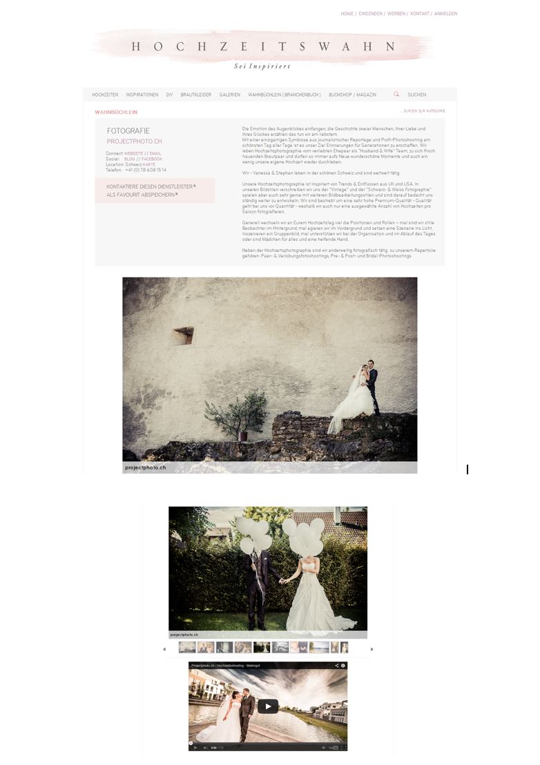 Eintrag Wahnbuechlein Hochzeitswahn